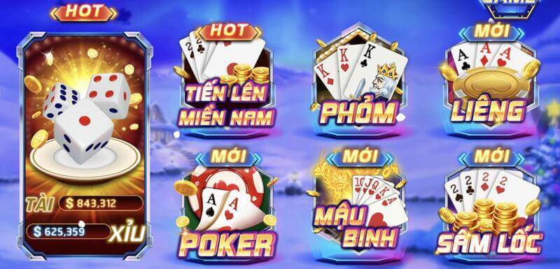 Vin168 sở hữu nhiều tựa game bài hấp dẫn