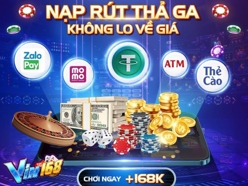 Cổng Game bài đổi card online Vin168 uy tín