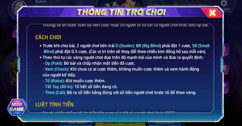 Chơi Poker Vin168 - Cổng game đổi thưởng online uy tín